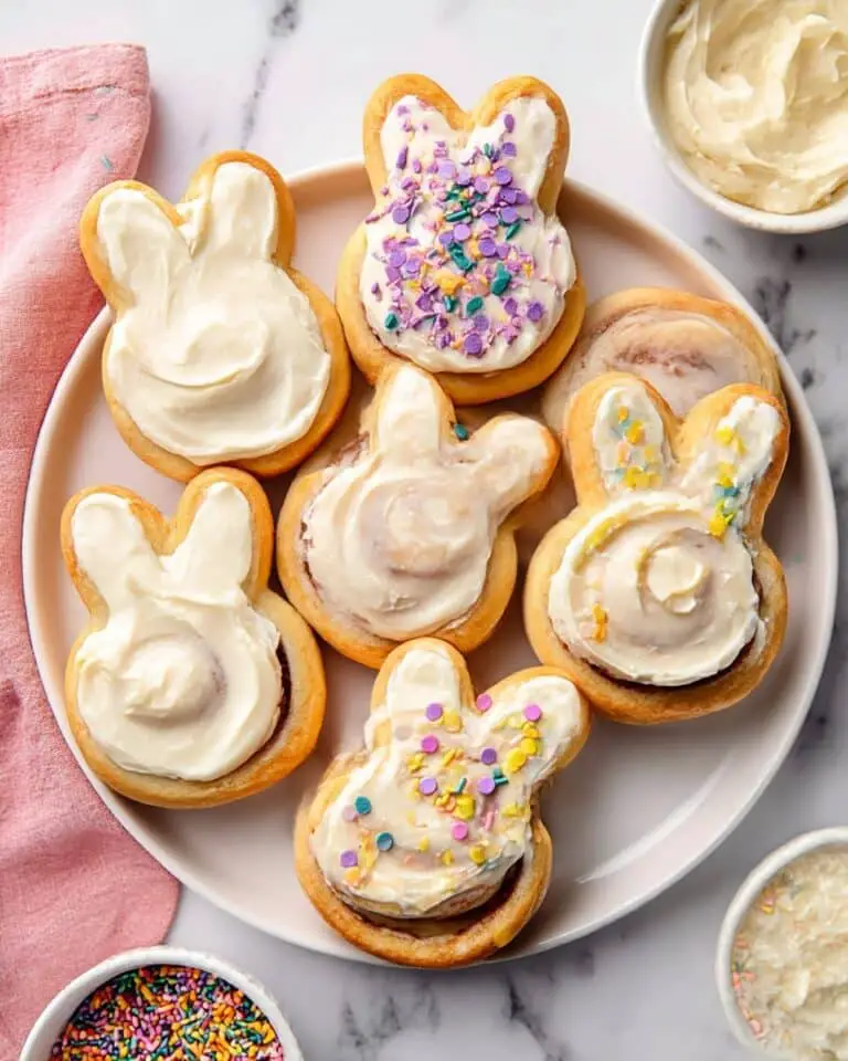 Easter Bunny Cinnamon Rolls Recipe