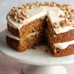 Vegan Oat Flour Carrot Cake Recipe
