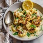 Roasted Cauliflower with Tahini and Mint Recipe