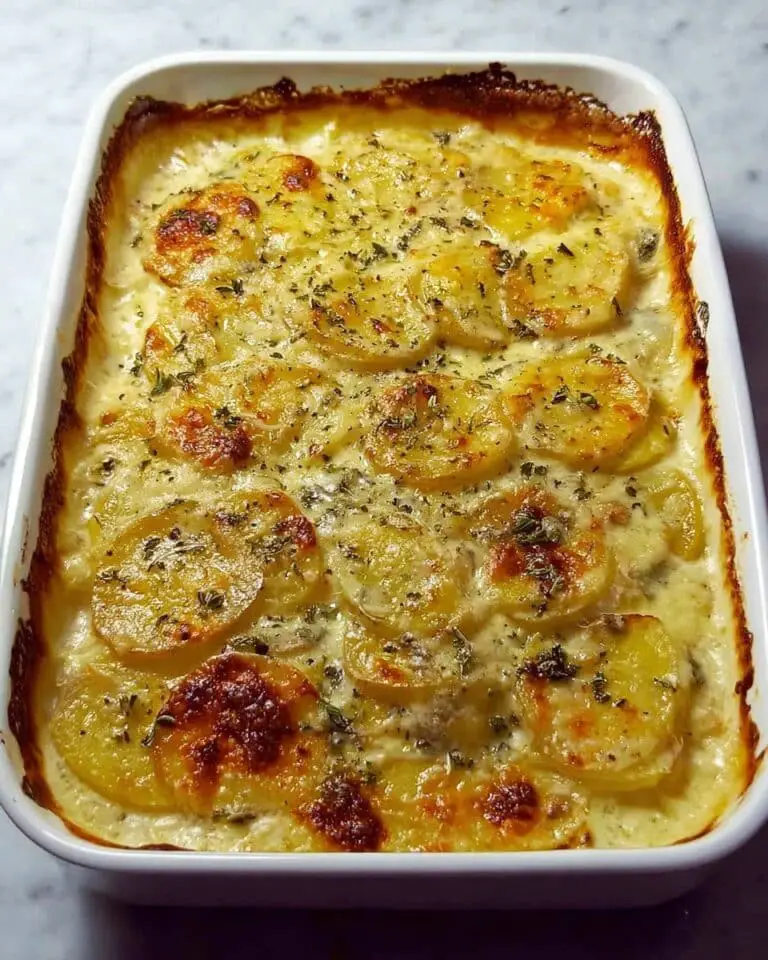 Potato Gratin with Beer Cheese Sauce Recipe