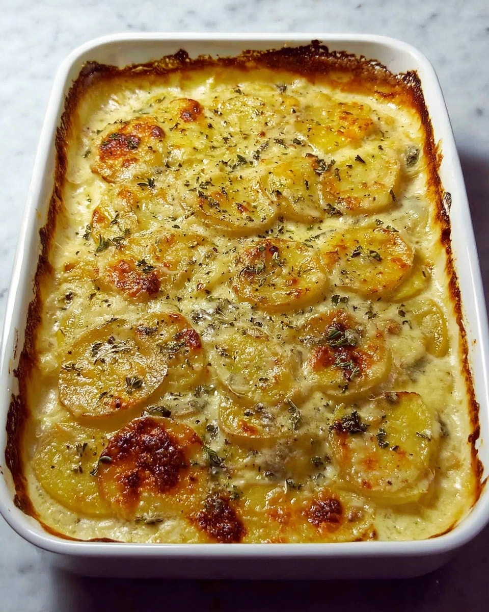 Potato Gratin with Beer Cheese Sauce Recipe