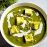 Creamy Spinach and Paneer Curry (Palak Paneer) Recipe