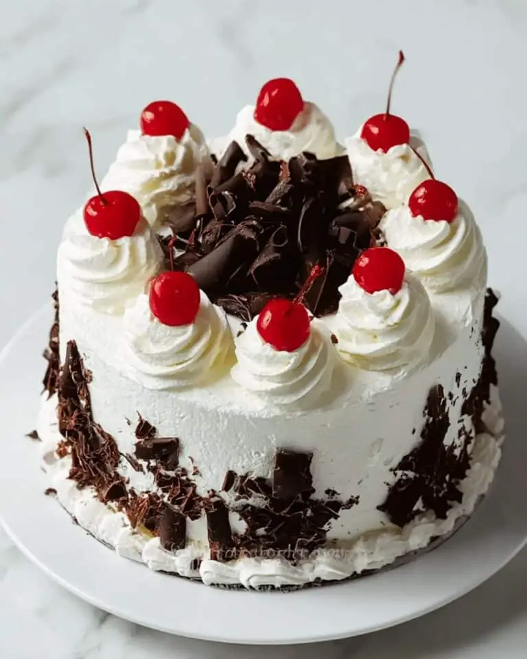 Eggless Black Forest Cake Recipe