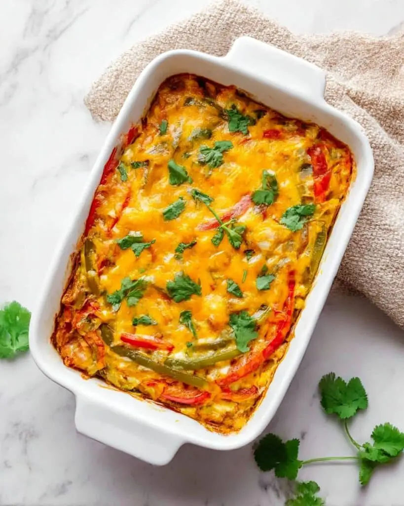 Chicken Fajita Casserole Recipe