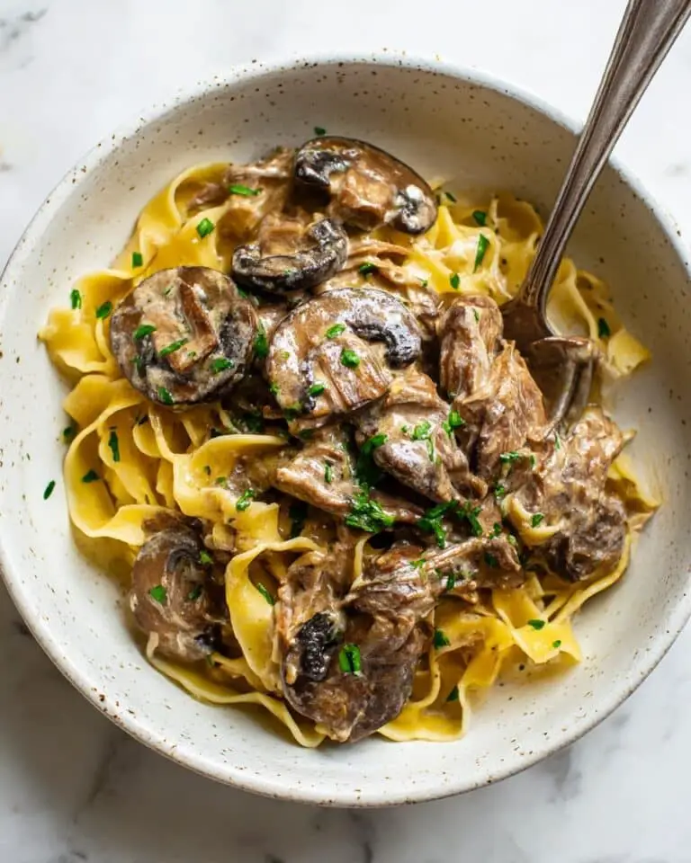 Slow Cooker Beef Stroganoff Recipe