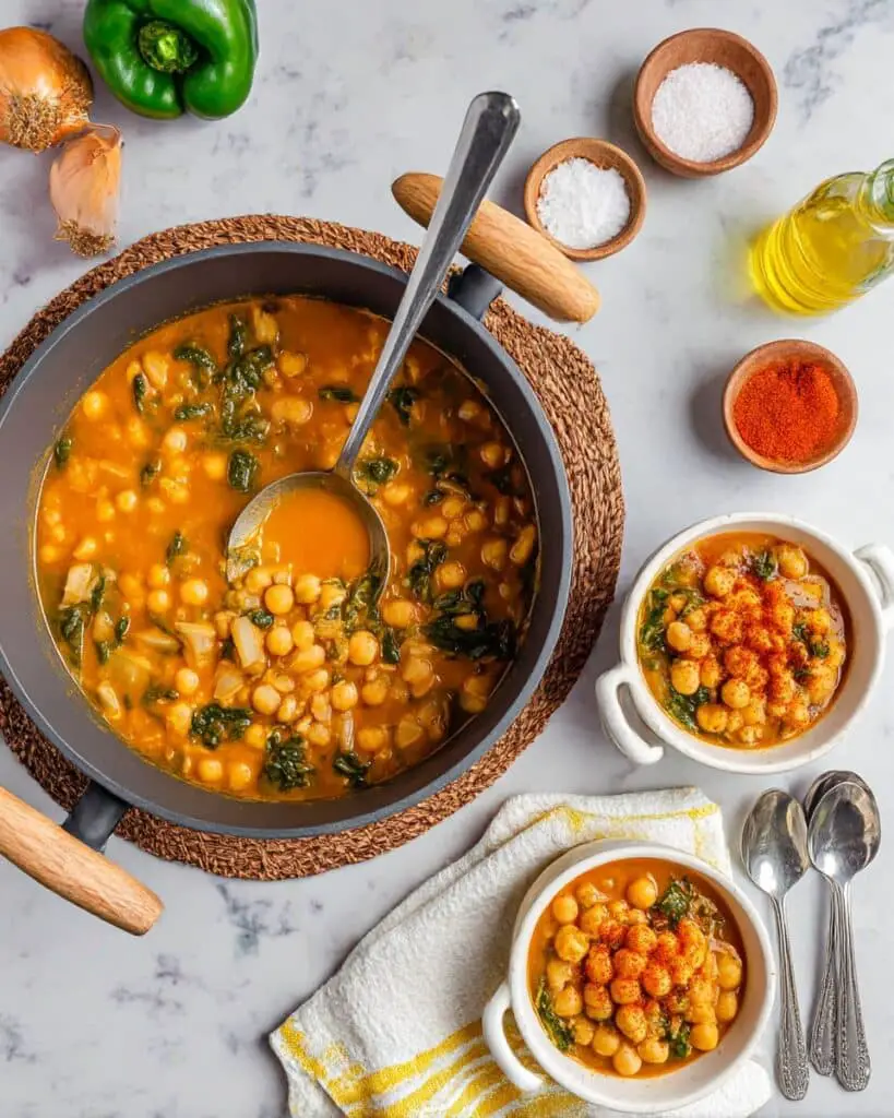 Spanish Cod and Chickpea Stew (Potaje de Vigilia) Recipe
