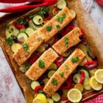 Sheet Pan Mediterranean Salmon Recipe