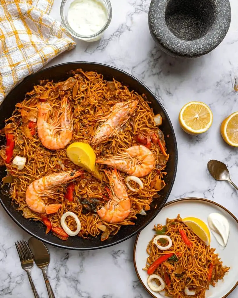Fideuá (Spanish Noodle “Paella”) Recipe