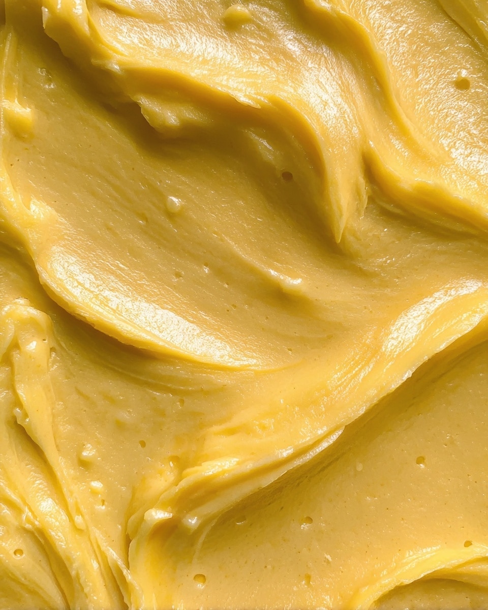 The image shows a slice of pie being lifted from a white plate on a white marbled surface. The pie has three layers: a thick, crumbly golden brown crust at the bottom and sides, a thick white fluffy middle layer, and a smooth glossy bright yellow layer on top. There is a swirl of white whipped cream placed on the top edge of the slice. The pie slice is held by a utensil, and the background is softly blurred. Photo taken with an iphone --ar 4:5 --v 7