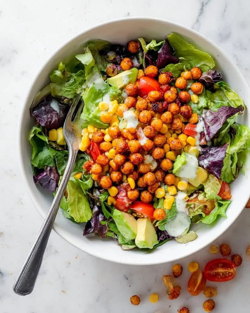 Crispy Air Fryer Chickpeas Recipe