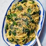 Spinach Pasta with Za’atar, Lemon, and Parsley Recipe