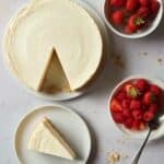 Vanilla Cheesecake {Easy No Bake Recipe} Recipe