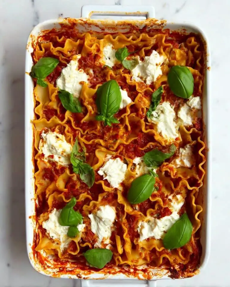 Tomato and Basil Pasta with Mozzarella Recipe