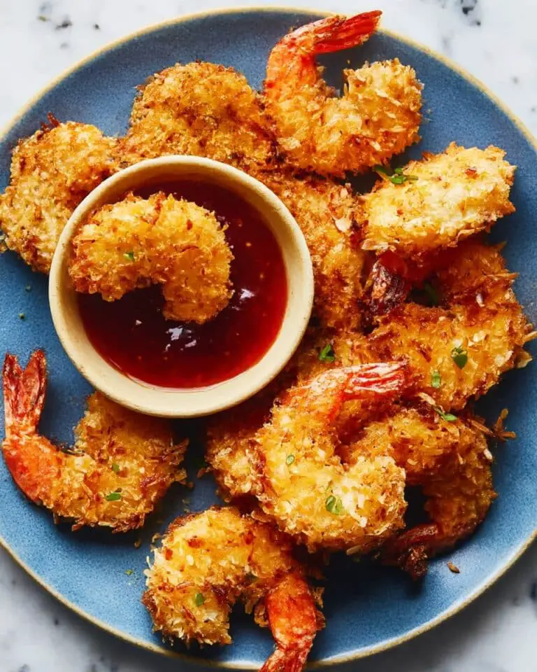 Baked Coconut Shrimp with Sweet and Sour Sauce Recipe