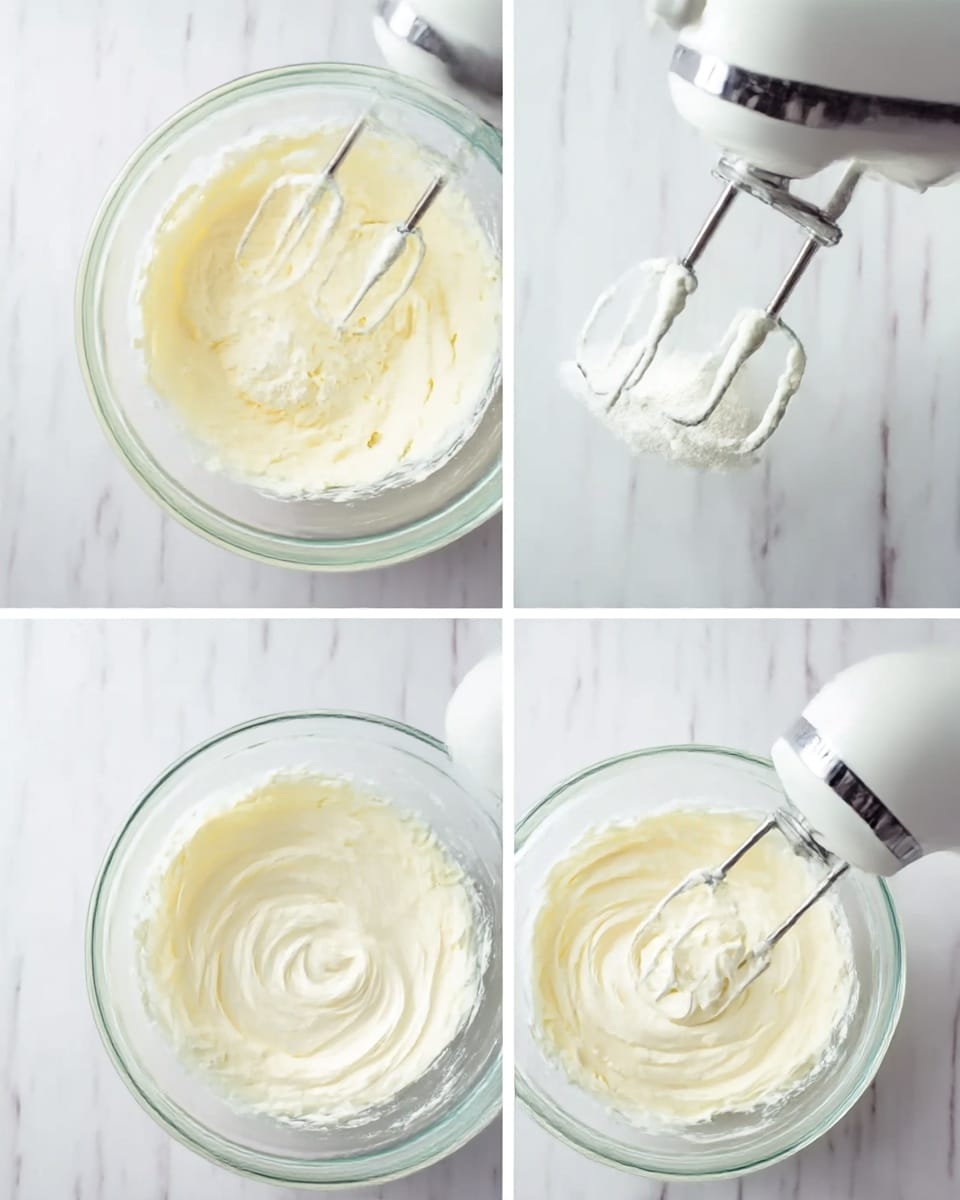 A white bowl filled with white whipped cream topped with bright yellow lemon curd and a small lemon slice sits at the center of a larger white plate. Around the bowl, there are several thick yellow pineapple slices at the top, a cluster of dark blackberries on the top right, orange cantaloupe slices on the lower right, and red strawberries with green leaves on the left side. The plate is placed on a white marbled surface. photo taken with an iphone --ar 4:5 --v 7
