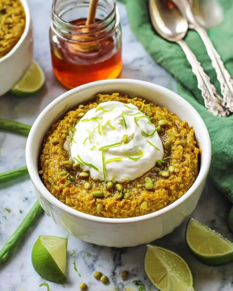 Mung Bean Oatmeal Breakfast Bake Recipe