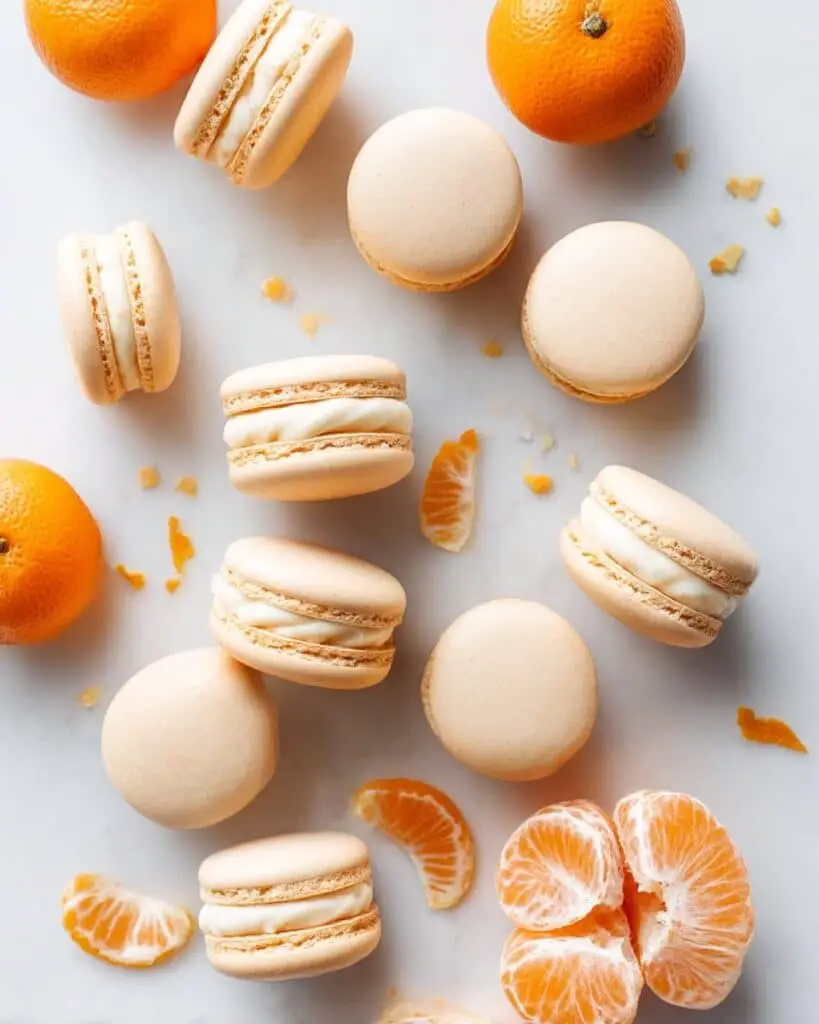 Mandarin Orange Macarons Recipe