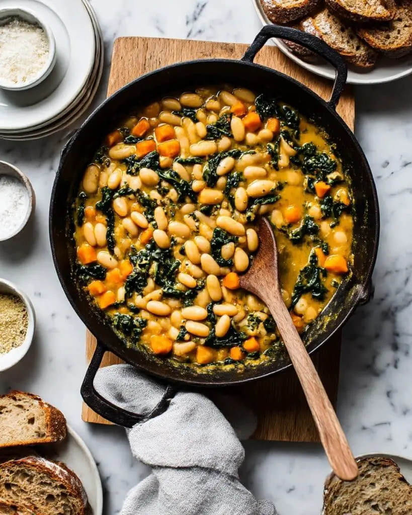 Sweet Potato White Bean Skillet Recipe