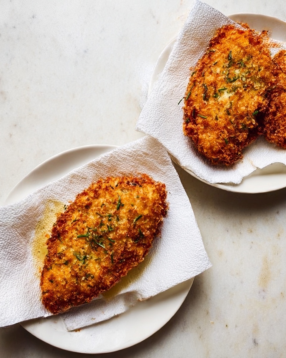 The image shows a white plate with a crispy golden-brown breaded cut that is sliced into five thick pieces placed on the lower left half of the plate. On the upper right side of the plate is a fresh coleslaw with bright green, pale yellow, thinly sliced cabbage, slivers of red apple, and sprinkles of purple cabbage, giving it a colorful and crunchy texture. A silver fork with a wooden handle rests on the right edge of the plate beside the coleslaw. The white marbled surface underneath holds a glass of water with greenish tint, a small bowl of pumpkin seeds, another small bowl with coarse salt, and a striped cloth napkin in white and navy blue. Photo taken with an iphone --ar 4:5 --v 7