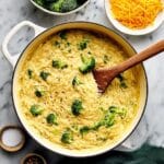 Broccoli Cheddar Orzo Recipe