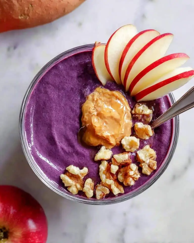 Easy Purple Sweet Potato Porridge Recipe