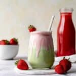 Iced Strawberry Matcha Latte Recipe