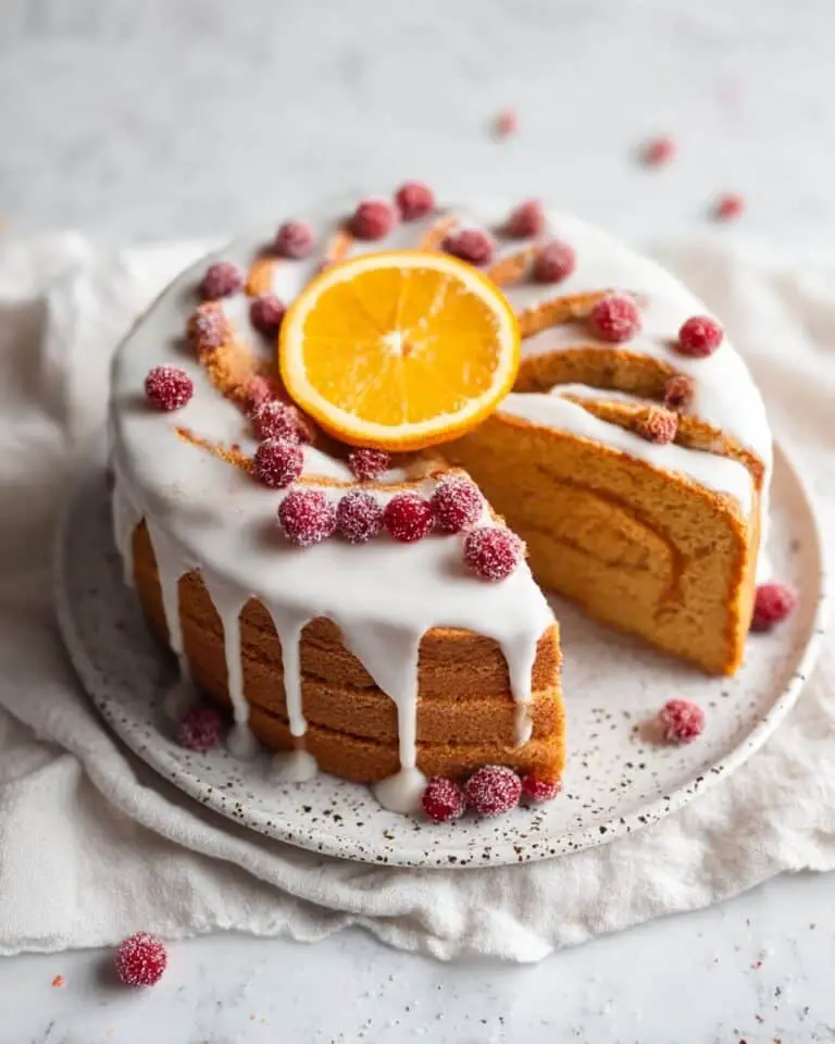 Cranberry Orange Bundt Cake Recipe
