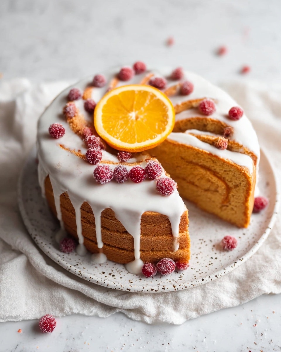 Cranberry Orange Bundt Cake Recipe