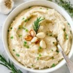 Garlic Chive Mashed Butter Beans Recipe