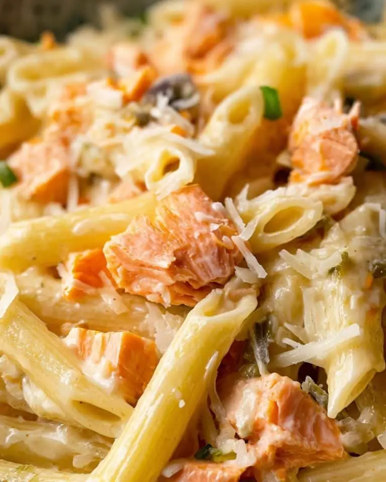 Crème Fraîche Salmon Pasta Recipe
