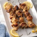 Lemon Pepper Chicken Skewers Recipe
