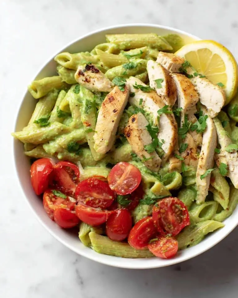 Avocado Pasta With Chicken Recipe