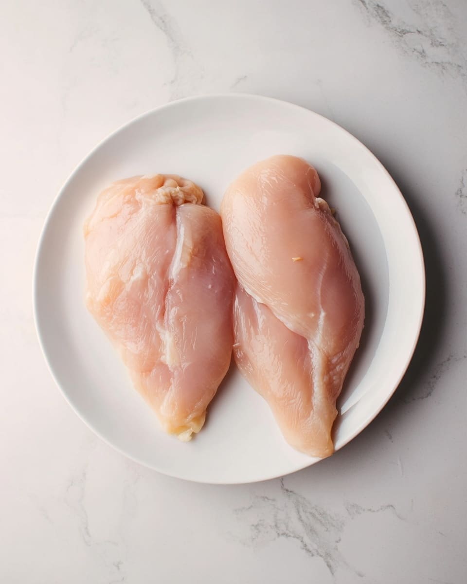 A white bowl filled with three main layers: the bottom layer is creamy green sauce coated on penne pasta that looks smooth and velvety; the middle layer has halved bright red cherry tomatoes scattered evenly; the top layer shows grilled white chicken slices with light brown edges, garnished with small green cilantro leaves and a lemon wedge placed at the bowl's rim. The bowl is set on a white marbled surface. Photo taken with an iphone --ar 4:5 --v 7