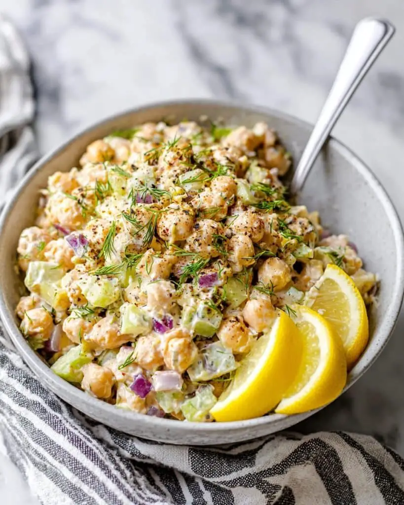 Vegan Chickpea Tuna Salad Recipe