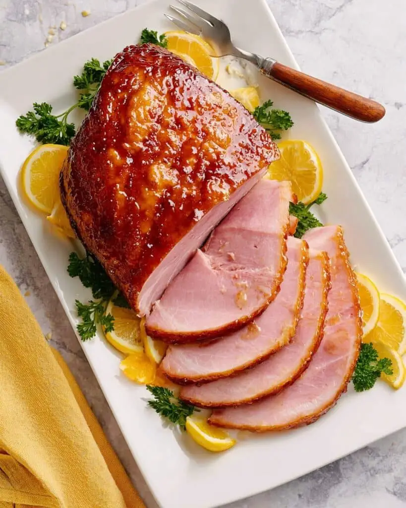 Orange Marmalade Glazed Ham Recipe