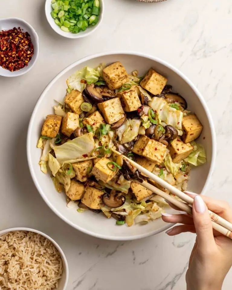 Quick Tofu Cabbage Stir-fry Recipe