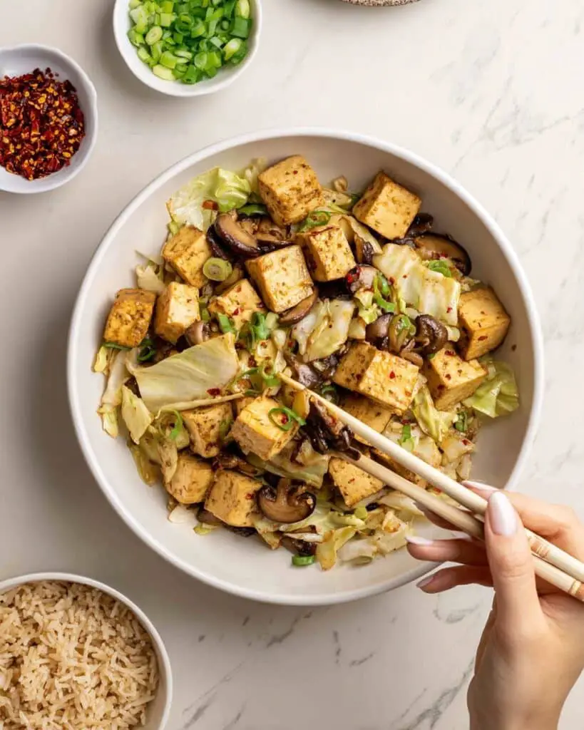 Quick Tofu Cabbage Stir-fry Recipe