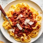 Quick Sausage Ragù with Pasta Recipe