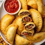 Baked Beef Empanadas with Homemade Dough Recipe