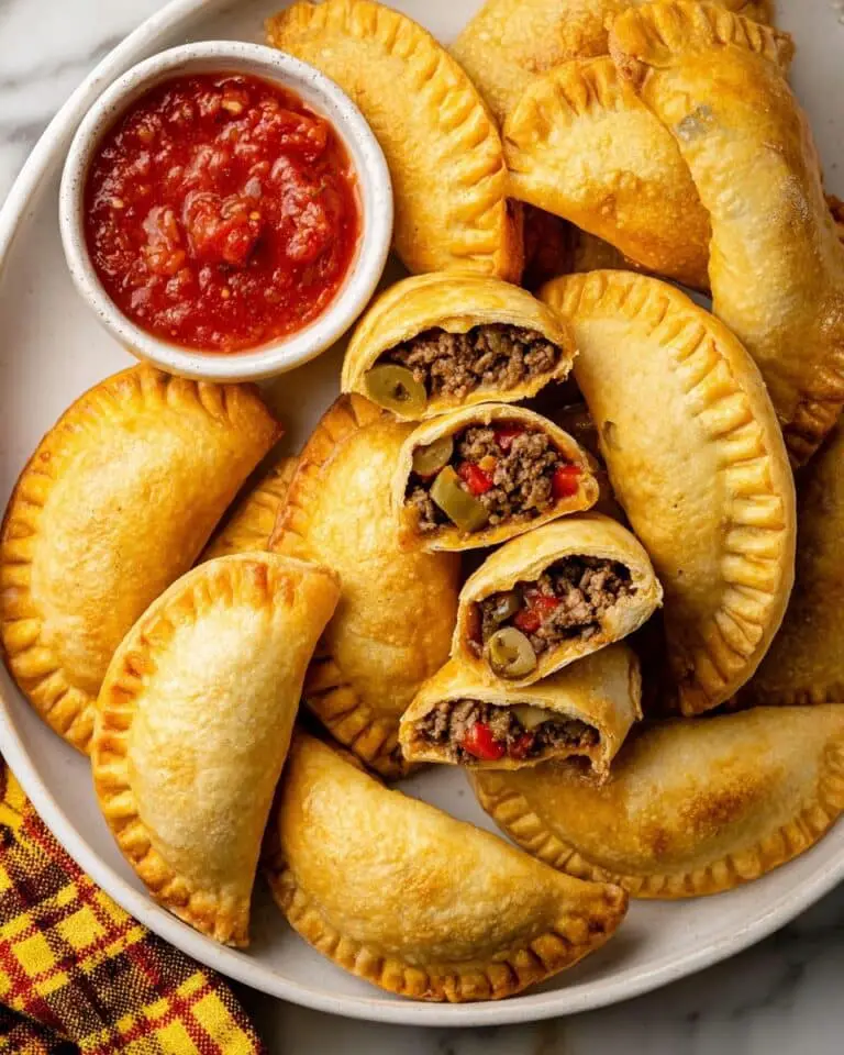 Baked Beef Empanadas with Homemade Dough Recipe