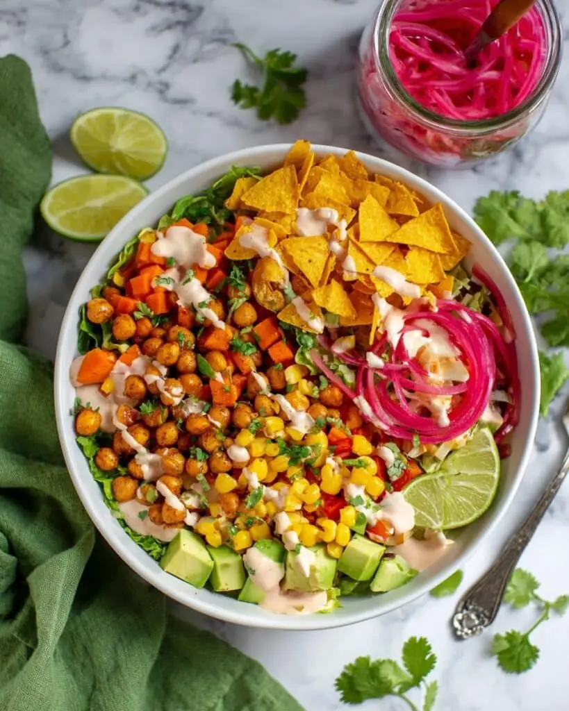 Chickpea Taco Salad Recipe