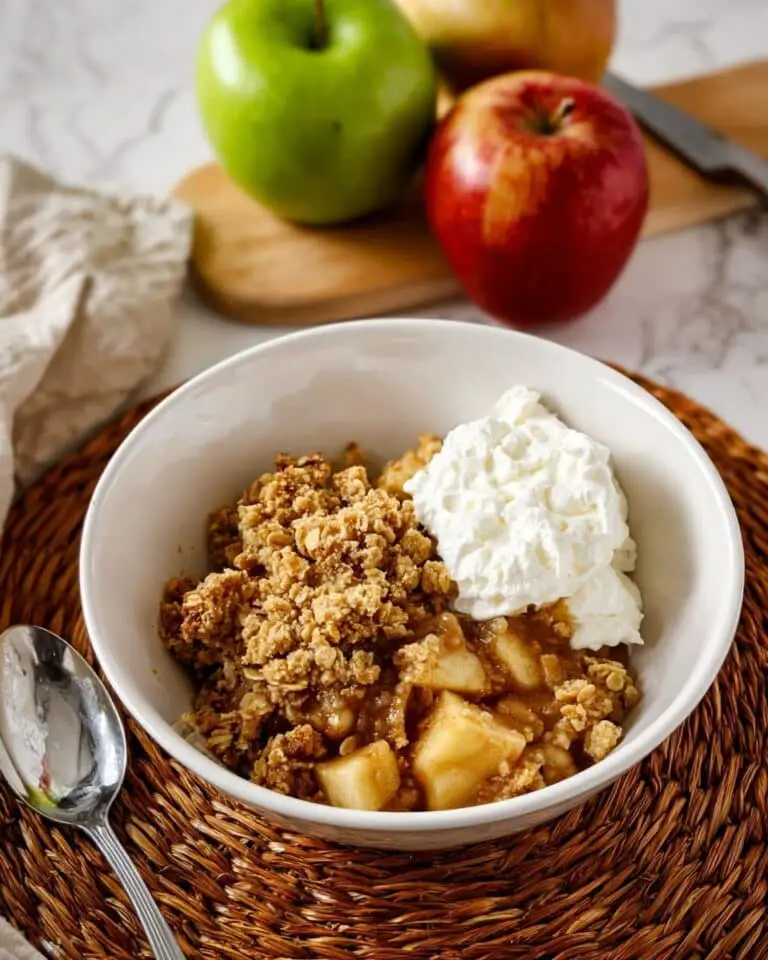 Low Sugar Apple Crisp Recipe