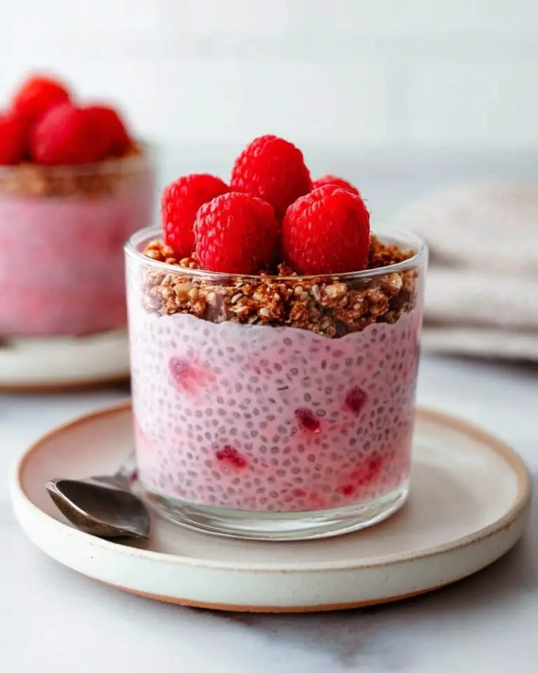 Raspberry Chia Seed Pudding Recipe