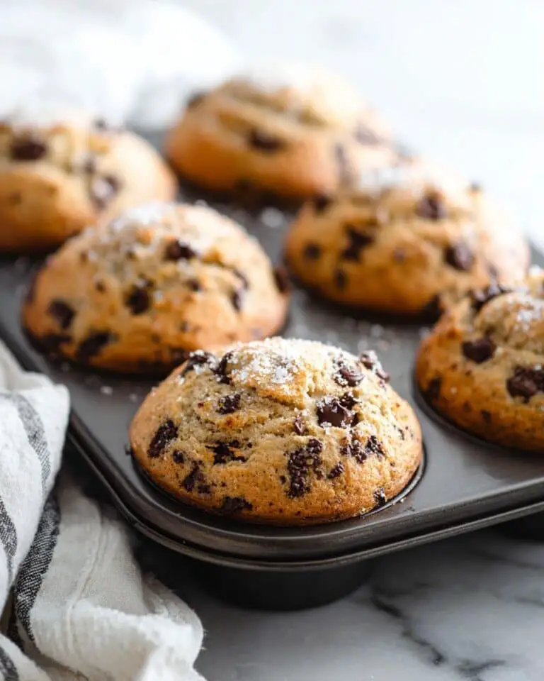 Bakery-Style Chocolate Chip Muffins Recipe