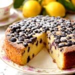 Lemon Ricotta Cake with Blueberries Recipe