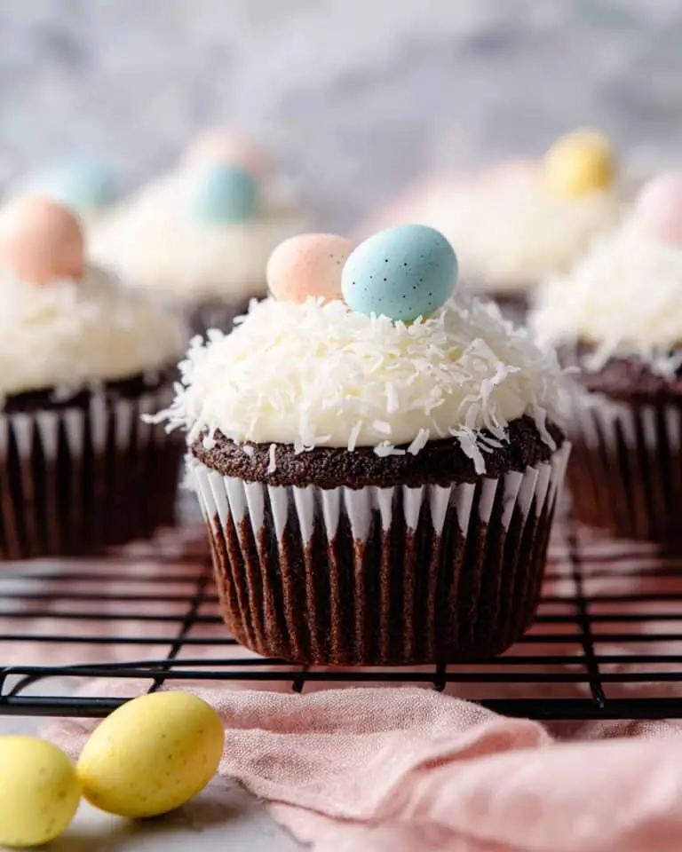 Easter Cupcakes with Coconut and Chocolate Recipe