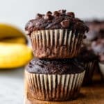 Double Chocolate Banana Muffins Recipe