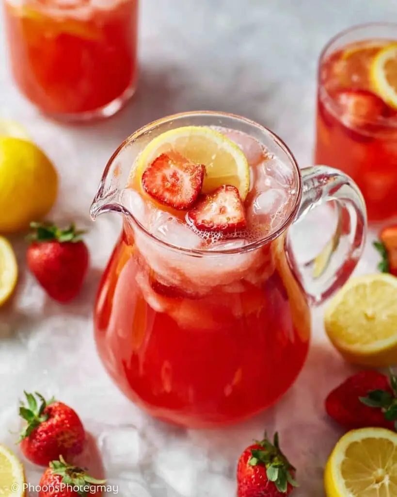 Homemade Strawberry Lemonade Recipe