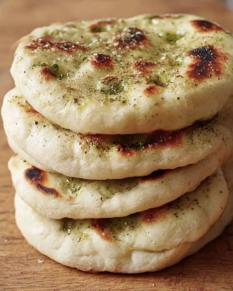 Turkish Pide with Olive Oil and Zaatar Recipe