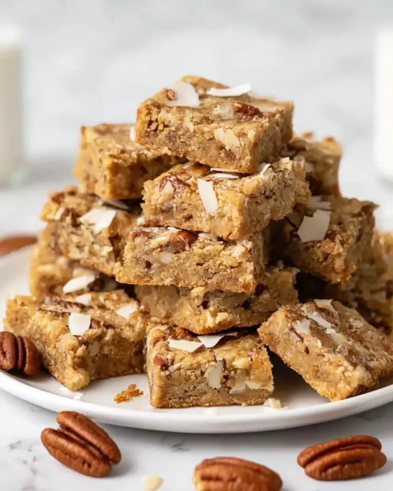 Coconut Pecan Cookie Bars Recipe
